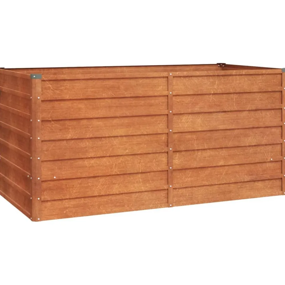 Istutuslaatikko Ruoste, corten-teräs, eri kokoja