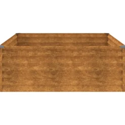 Istutuslaatikko 100x100x36 cm corten-teräs
