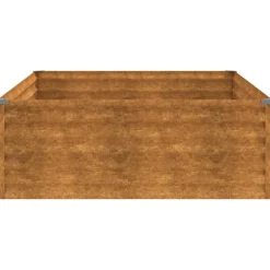 Istutuslaatikko 100x100x36 cm corten-teräs