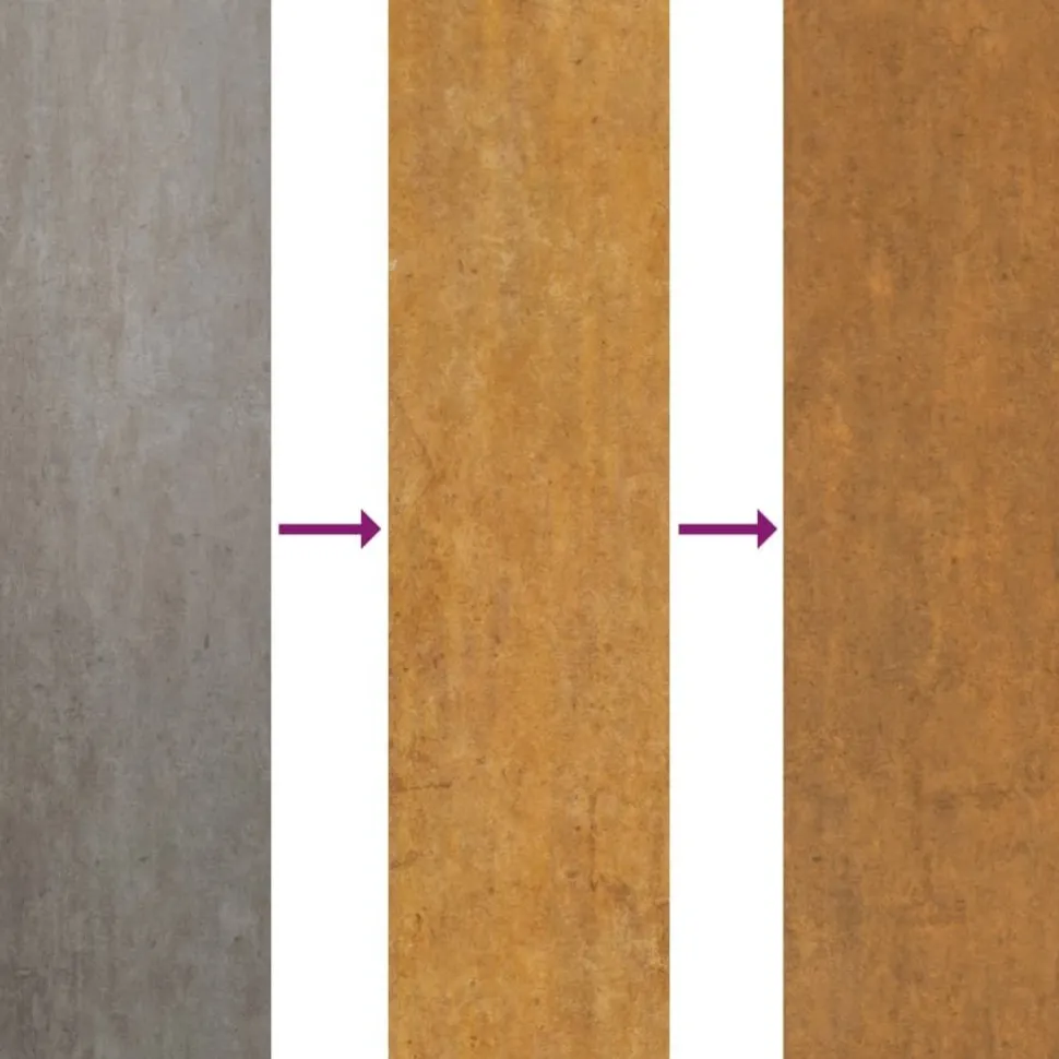 Istutuslaatikko 280x80x80 cm corten-teräs