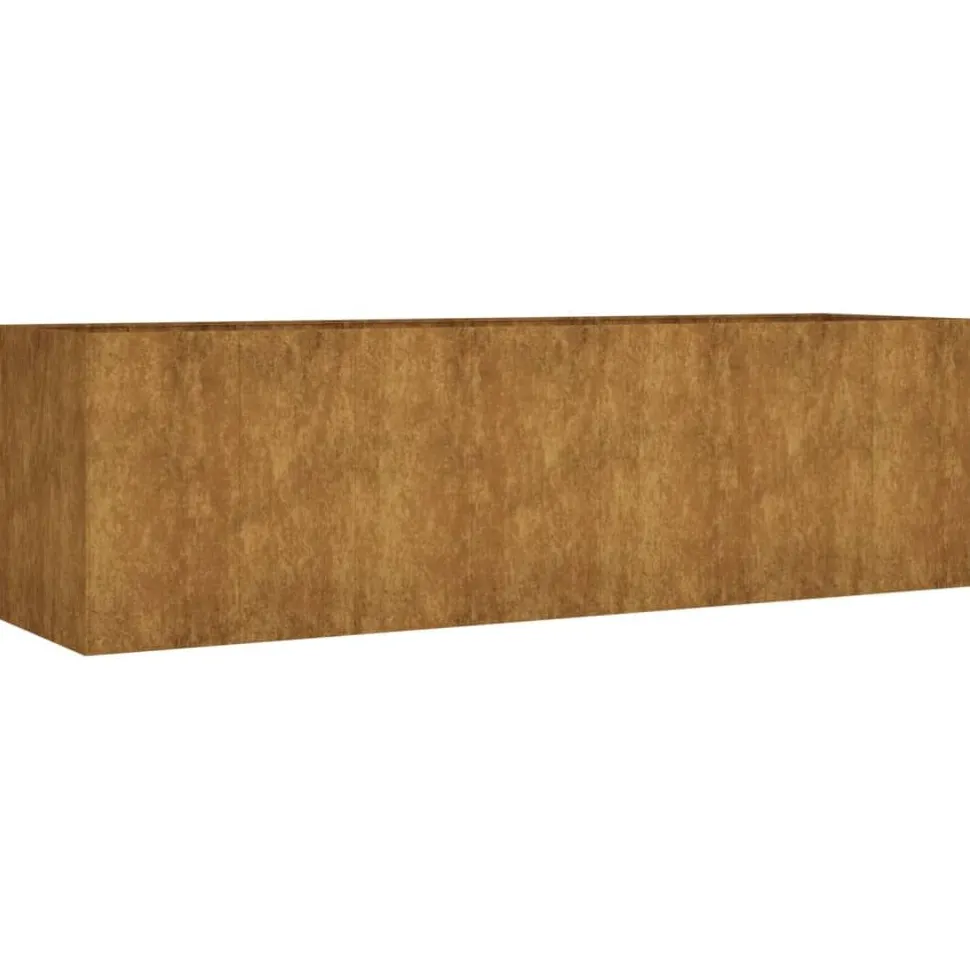 Istutuslaatikko 280x80x80 cm corten-teräs