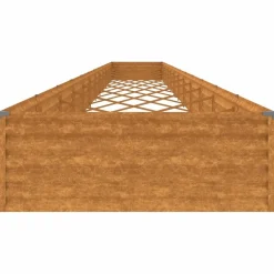 Istutuslaatikko 1150x100x36 cm corten-teräs