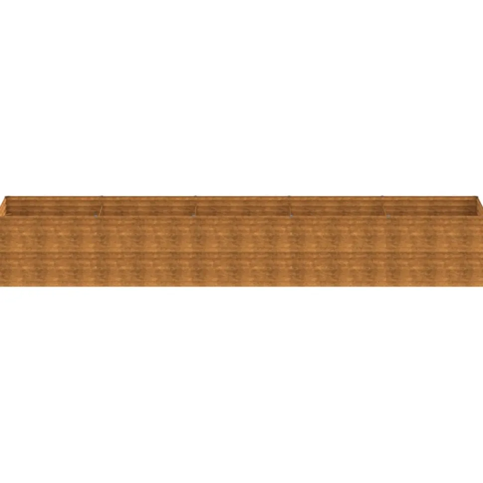 Istutuslaatikko 479x100x69 cm corten-teräs