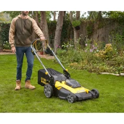 Itsevetävä akkuruohonleikkuri Stanley FatMax V20 SFMCMWS251M-QW 51 cm 18V 2x4,0 Ah akuilla