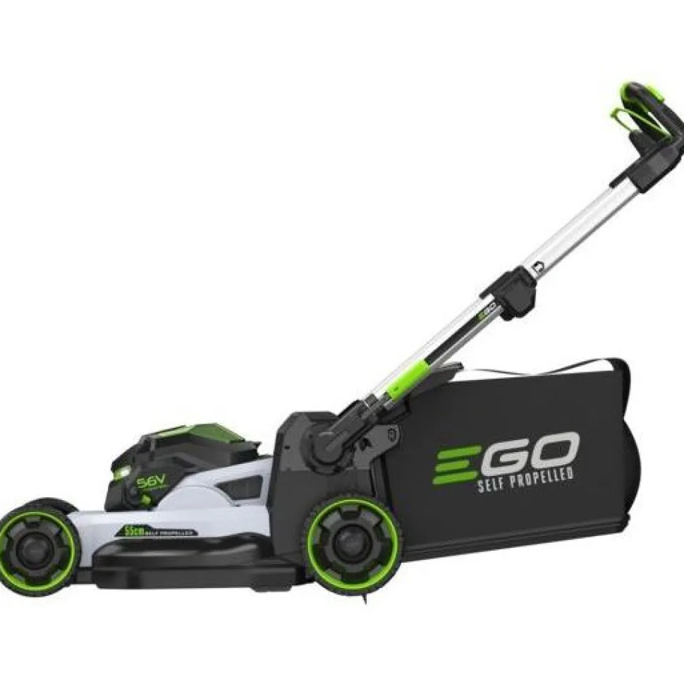 Itsevetävä akkuruohonleikkuri Ego Power+ LM2236E-SP, 56V, 55cm, 85L kerääjä, PC PBT-runko, sisältää 10Ah akun ja pikalaturin