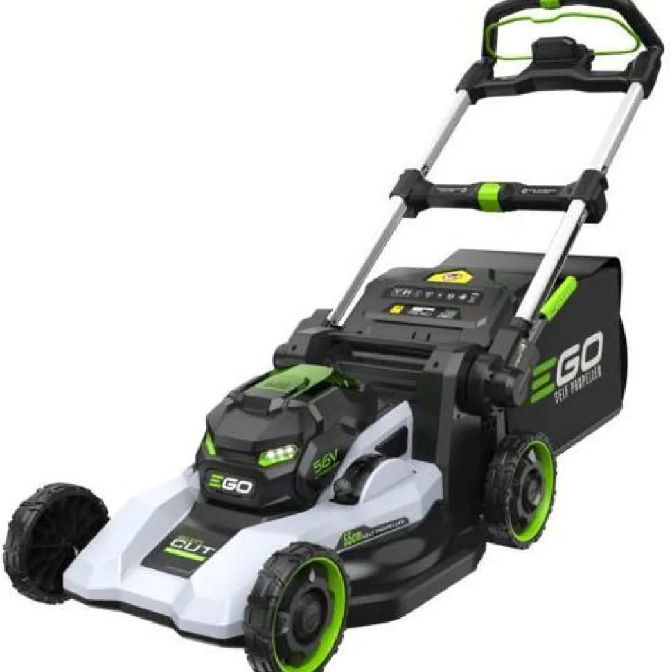 Itsevetävä akkuruohonleikkuri Ego Power+ LM2236E-SP, 56V, 55cm, 85L kerääjä, PC PBT-runko, sisältää 10Ah akun ja pikalaturin