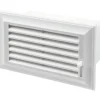 IV-kanavan päätysäleikkö Airsec 55x110 mm, muovi