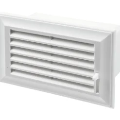 IV-kanavan päätysäleikkö Airsec 55x110 mm, muovi