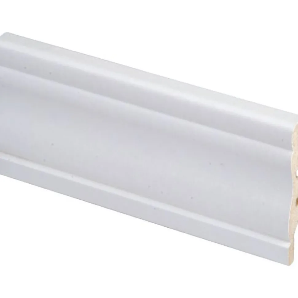 Jalkalista Maler Kuru 12x58x2750mm MDF valkoinen