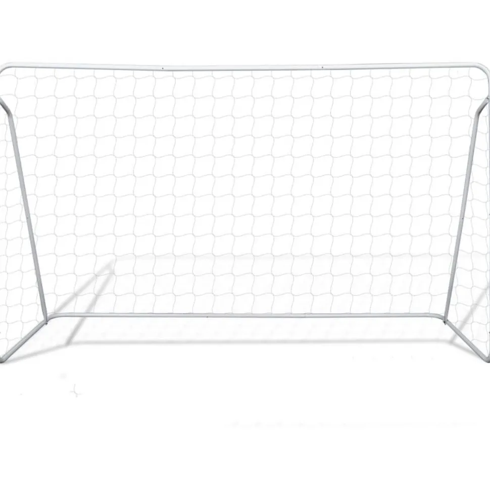Jalkapallomaalit 2kpl, teräs, 240x90x150cm