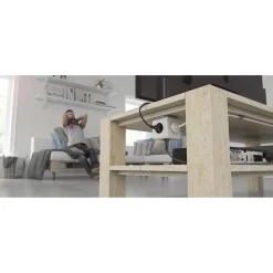 Jatkojohto Allocacoc PowerCube Extended 1,5m 5-osainen vihreä/valkoinen