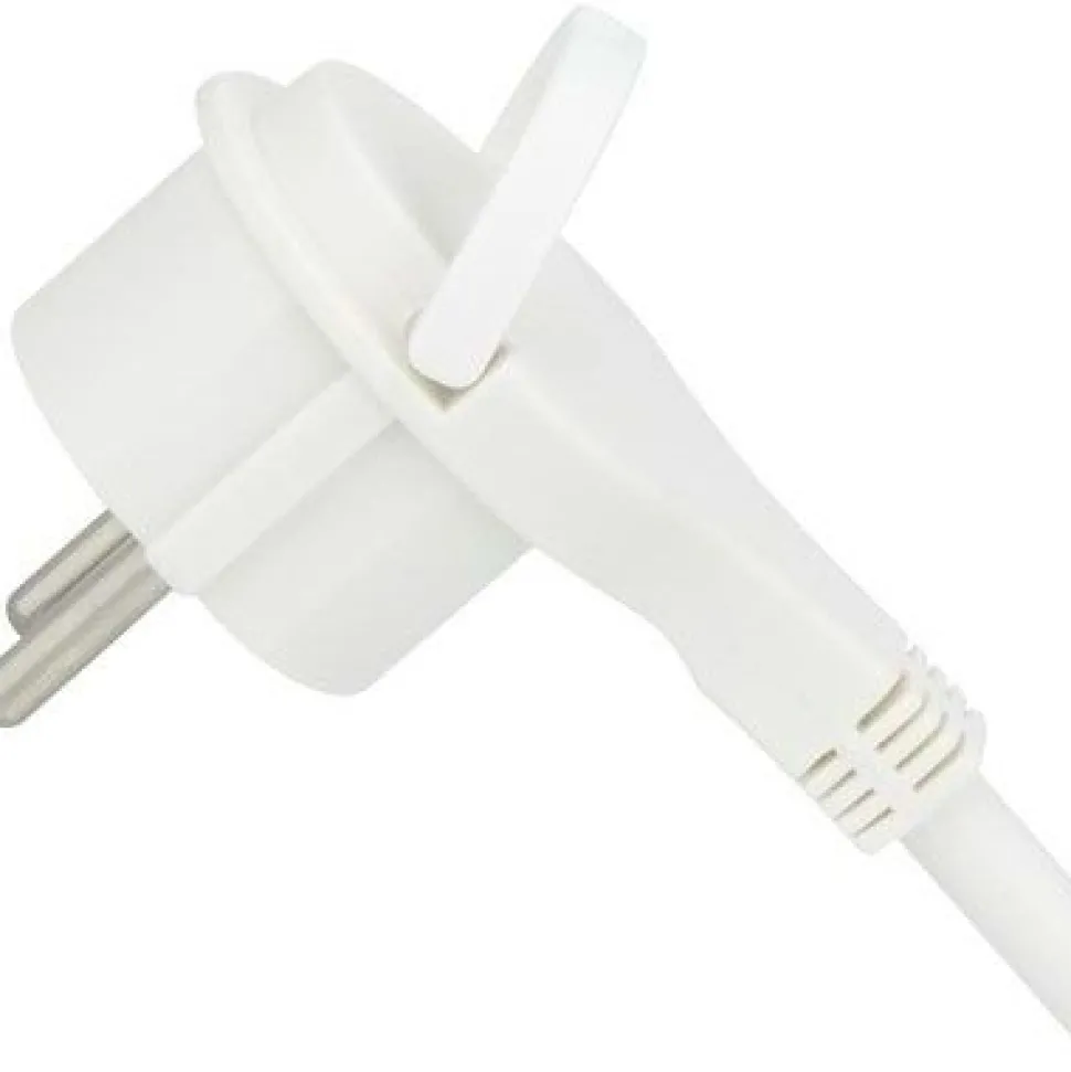 Jatkojohto Gelia 2+1+1 Kombi 2m 2-osainen + 1xUSB-A + 1xUSB-C valkoinen/harmaa