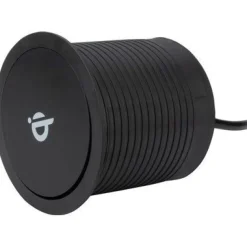 Jatkojohto Gelia Pop up 3+2+1 2m 3-osainen + 1xUSB-A + 1xUSB-C + langaton lataus musta/harmaa