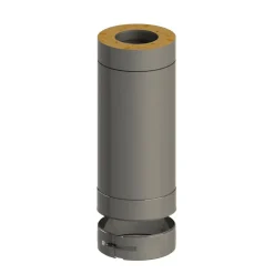 Jeremias 250 mm hormin jatko-osa Ø130mm piippuun, musta