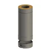 Jeremias 250 mm hormin jatko-osa Ø150 mm piippuun, musta