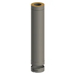 Jeremias 1000 mm hormin jatko-osa Ø150 mm piippuun, musta