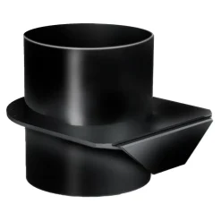 Jeremias savupeltilaite, Ø115 mm, vedettävä, musta