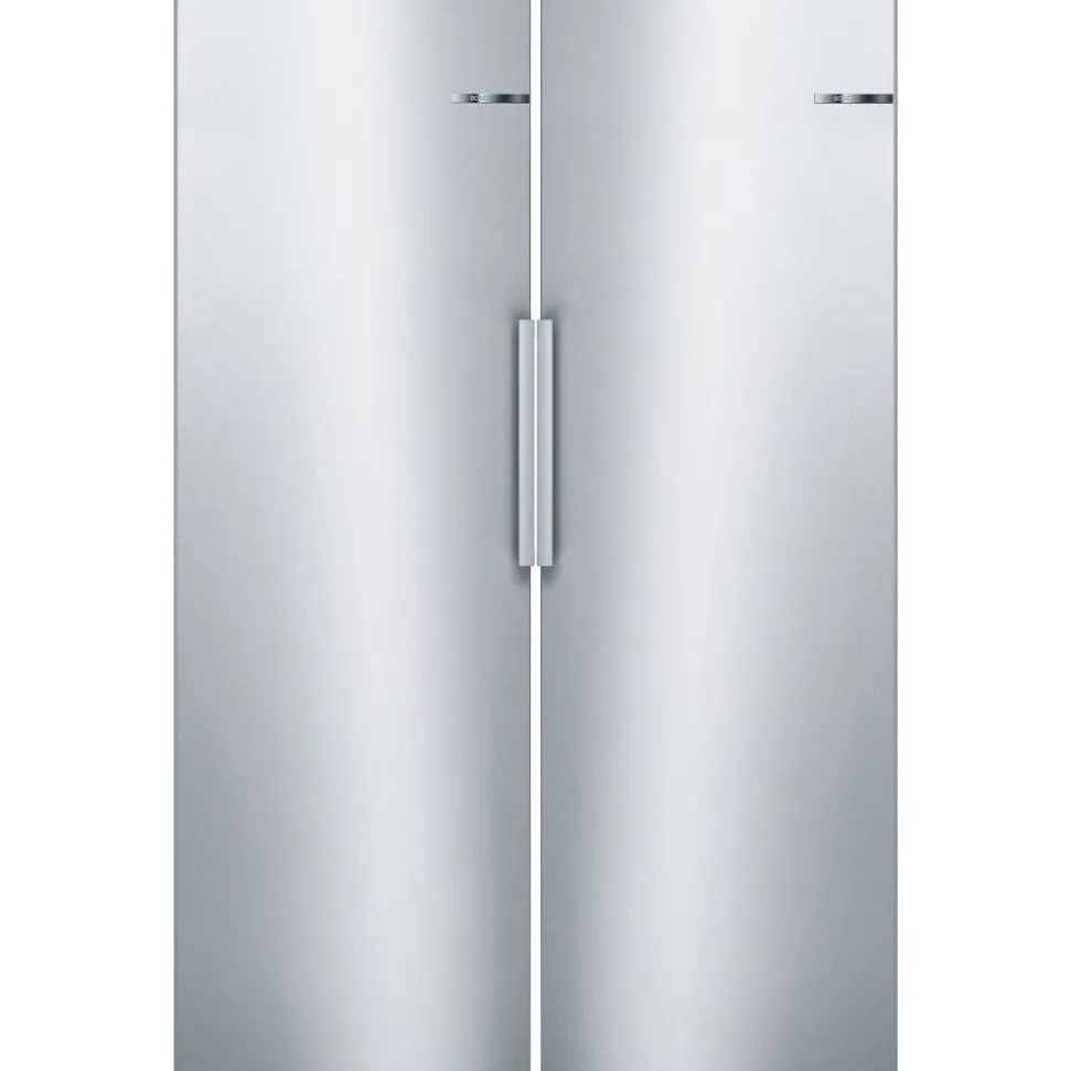 Jääkaappi ja pakastin Bosch KSV33VLEP GSN33VLEP Serie 4, 137cm, 324/225 l, teräs