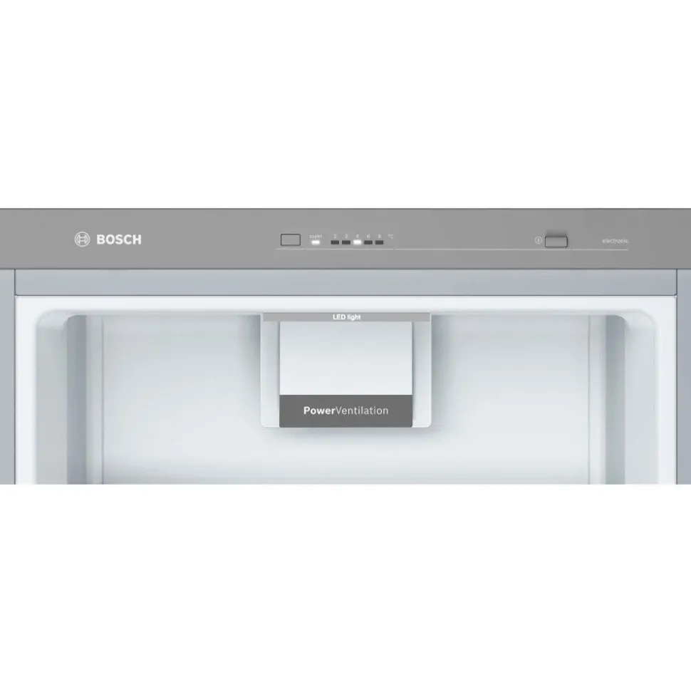 Jääkaappi ja pakastin Bosch KSV33VLEP GSN33VLEP Serie 4, 137cm, 324/225 l, teräs