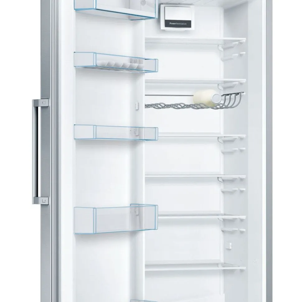 Jääkaappi ja pakastin Bosch KSV33VLEP GSN33VLEP Serie 4, 137cm, 324/225 l, teräs