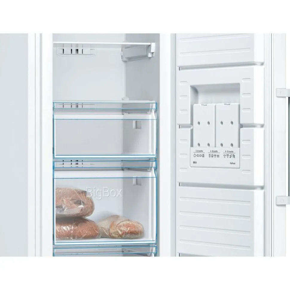 Jääkaappi ja pakastin Bosch KSV36NWEP GSN36VWEP Serie 2, 120cm, 346/242 l, valkoinen