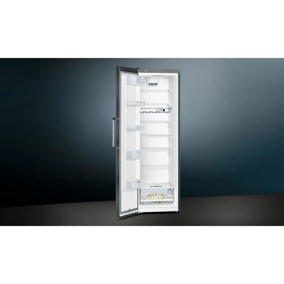 Jääkaappi ja pakastin Siemens KS36VVXDP GS36NVXEV iQ300, 120cm, 346/242 l, musta teräs