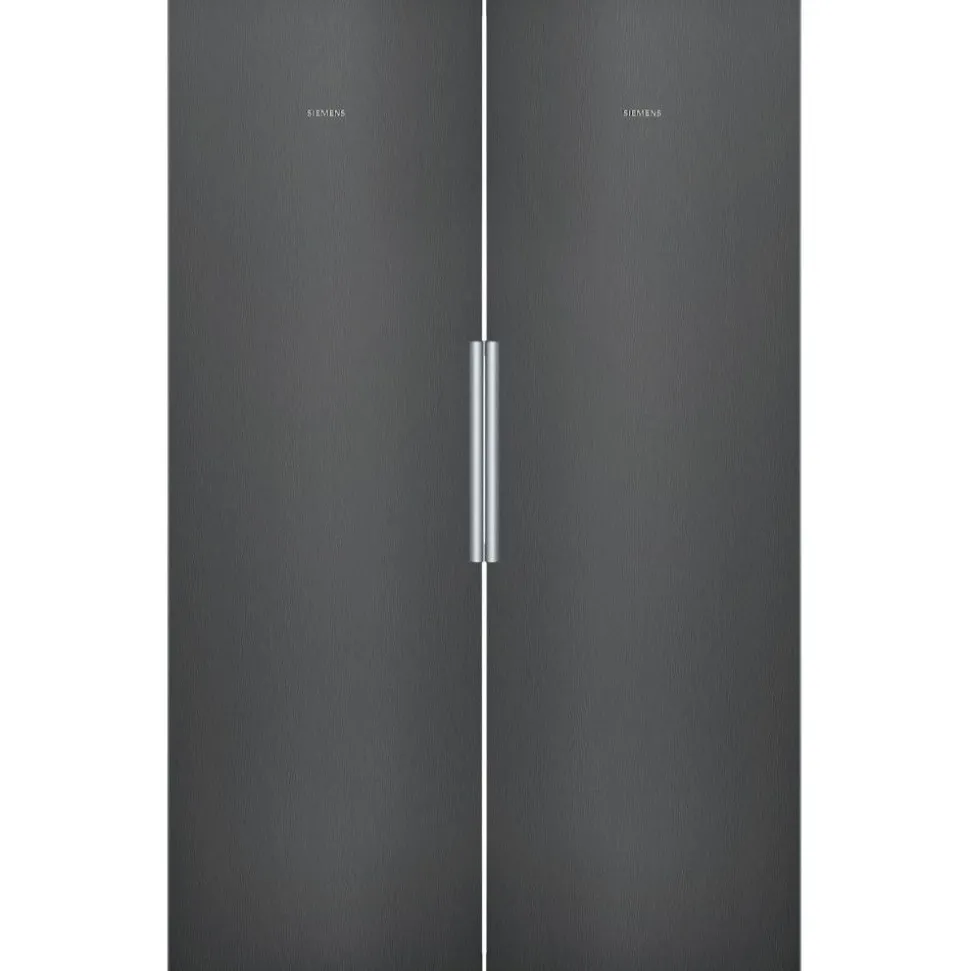 Jääkaappi ja pakastin Siemens KS36VVXDP GS36NVXEV iQ300, 120cm, 346/242 l, musta teräs