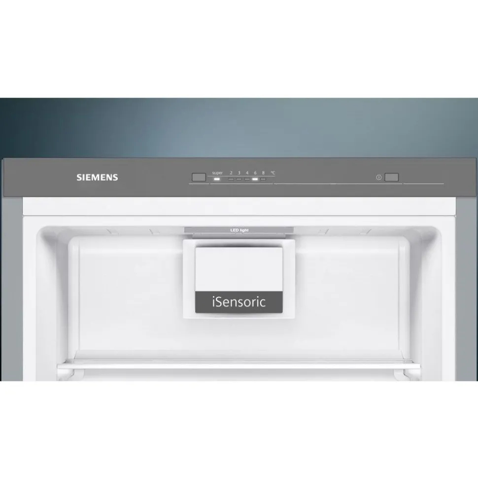 Jääkaappi ja pakastin Siemens KS36VVXDP GS36NVXEV iQ300, 120cm, 346/242 l, musta teräs