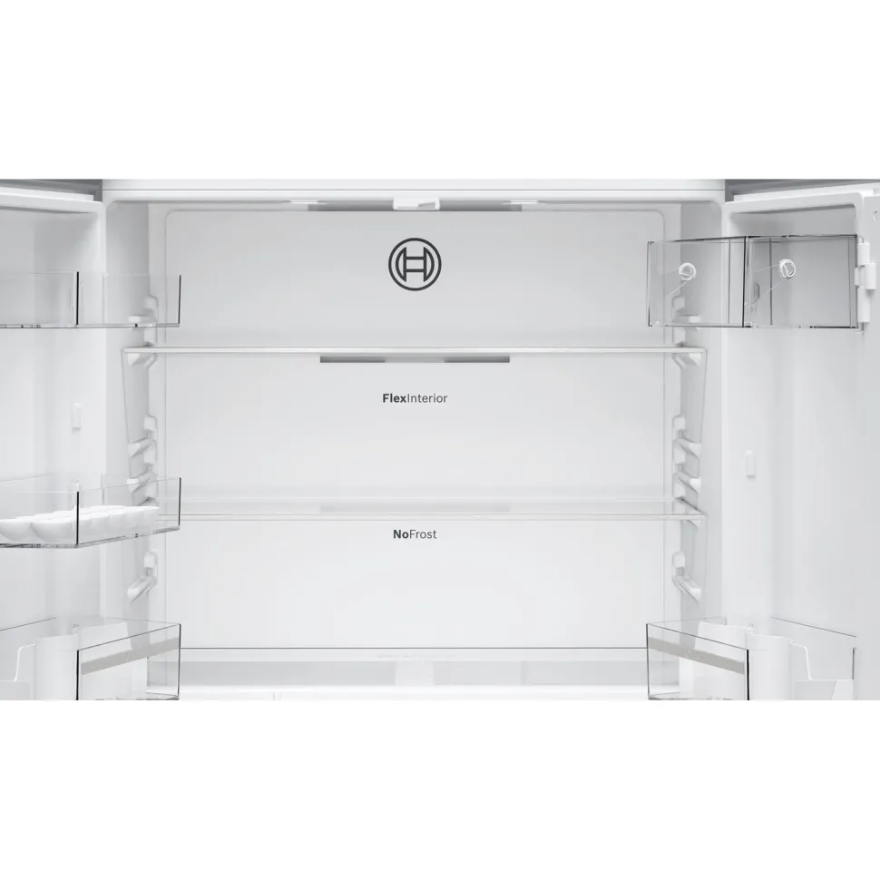 Jääkaappipakastin Bosch Serie 4 French Door KFN96VPEA, 90.5cm, 405/200 l, teräs