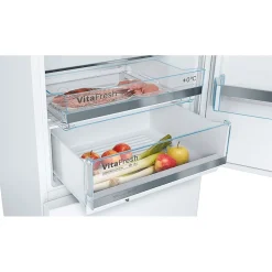 Jääkaappipakastin Bosch Serie 6 KGE49AWCA 70cm, 302/117 l, valkoinen