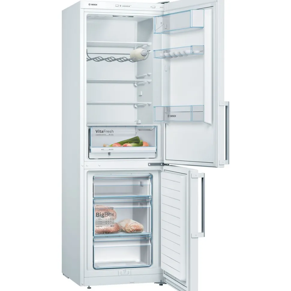 Jääkaappipakastin Bosch Serie 4 KGV366WEP 60cm, 214/94 l, valkoinen
