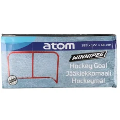 Jääkiekkomaali Atom 183x122x66 cm punainen