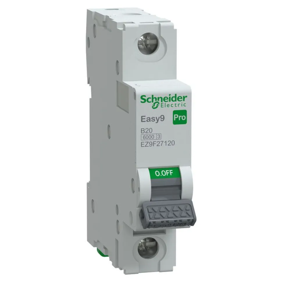 Johdonsuojakatkaisija Schneider Electric Easy9 MCB 1B20 6 kA