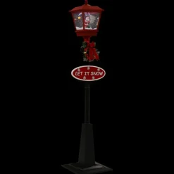 Jouluinen katuvalaisin joulupukilla, 180cm, LED