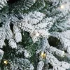 Joulukuusi Nordic Winter, kapea PE/PVC, lumella ja valoilla, luokka A, 180x86cm