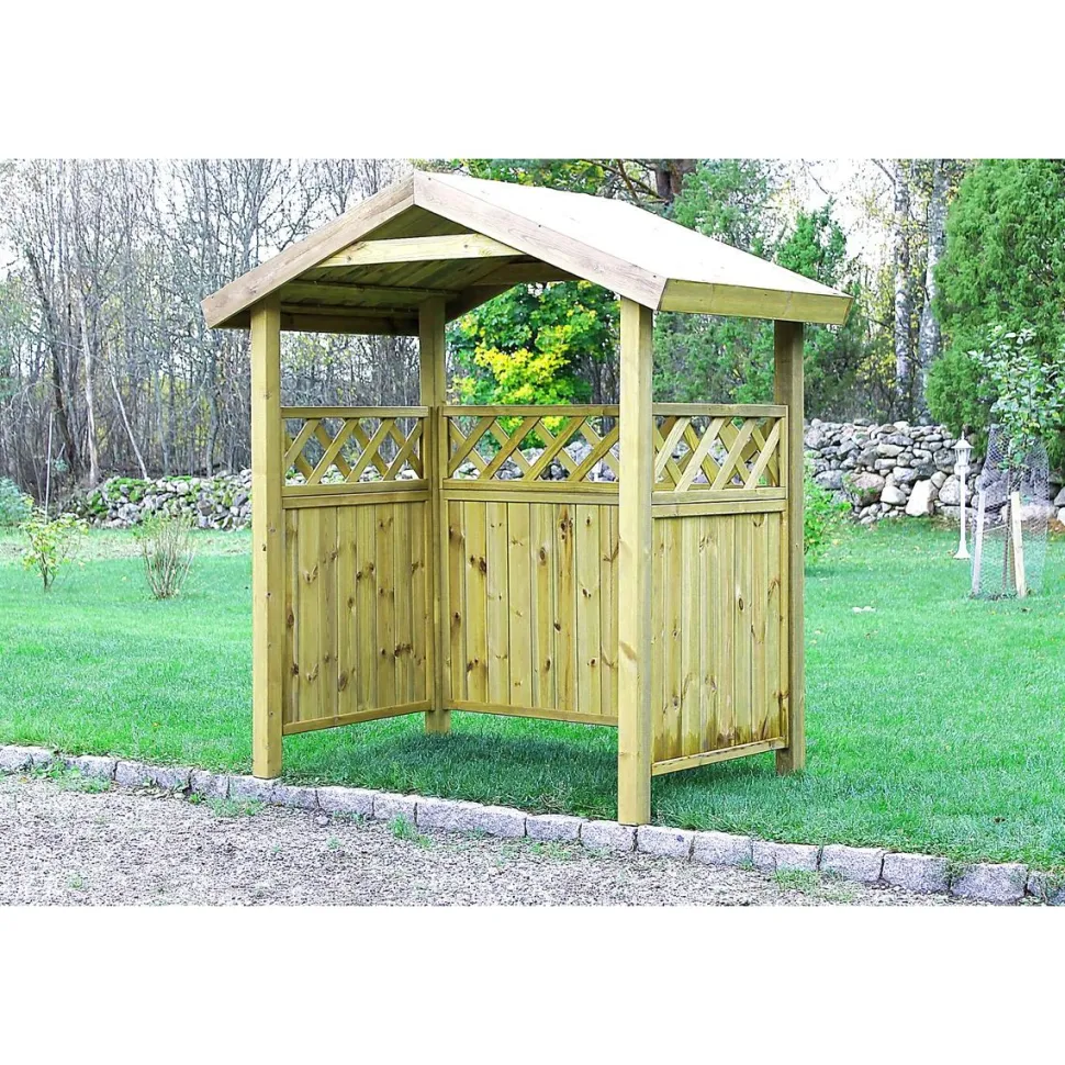Jätekatos Lux Tupla harjakatto, 600l tai 2x240l astialle, eri värejä