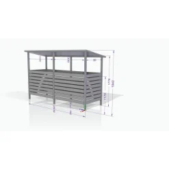 Jätekatos Tikli L alumiini 2x660l