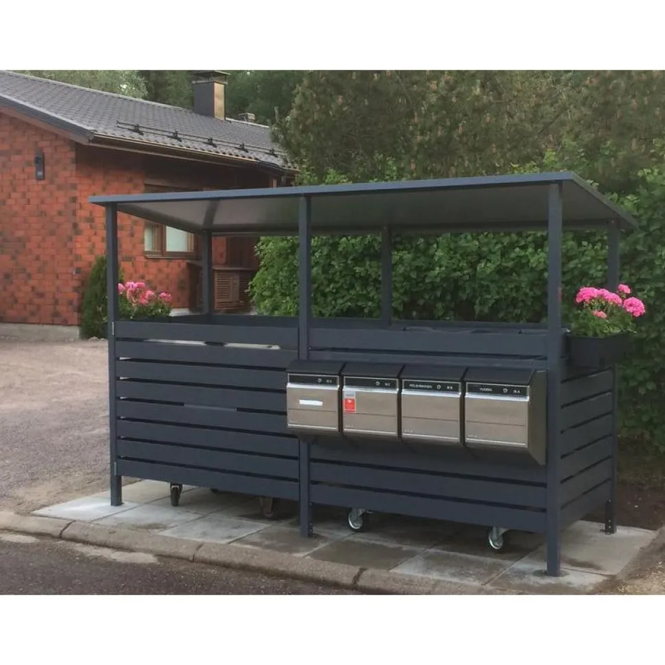 Jätekatos Tikli L alumiini 2x660l
