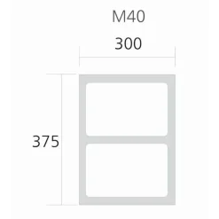Jätelajittelujärjestelmä IMA Cube Compact M40 2x10L tummanharmaa