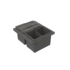 Jätelajittelujärjestelmä IMA Cube Basic Low M40 2x8L tummanharmaa