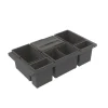Jätelajittelujärjestelmä IMA Cube Basic Low M80 4x8L + 2x3L tummanharmaa