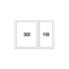 Jätevaunu Blanco Select II 60/2 Orga