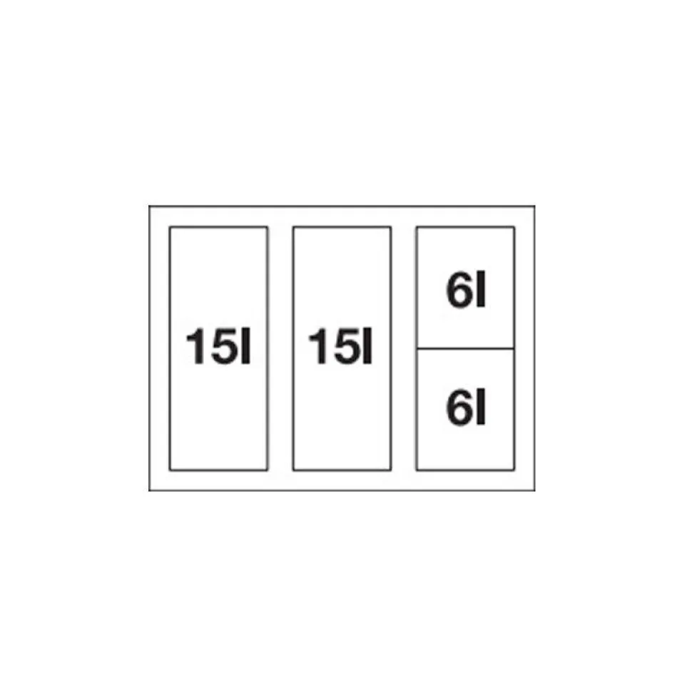 Jätevaunu Blanco Select II 60/4 Orga