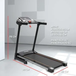 Juoksumatto Core V2 12km/h taitettava