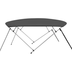 4-kaarinen bimini-kate, antrasiitti 243x(230-244)x137 cm