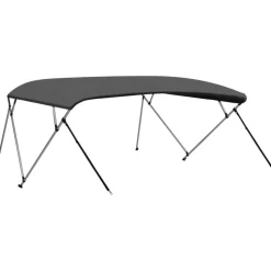4-kaarinen bimini-kate, antrasiitti 243x(230-244)x137 cm