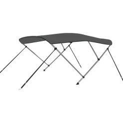 3-kaarinen bimini-kate, antrasiitti 183x180x137 cm