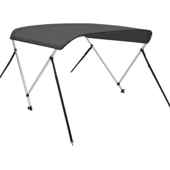 2-kaarinen bimini-kate, antrasiitti 180x150x110 cm