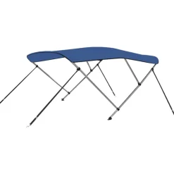 3-kaarinen bimini-kate, sininen, 183x180x137 cm