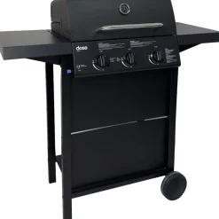 Kaasugrilli Dose Barbeque 10139, 3 poltinta, musta